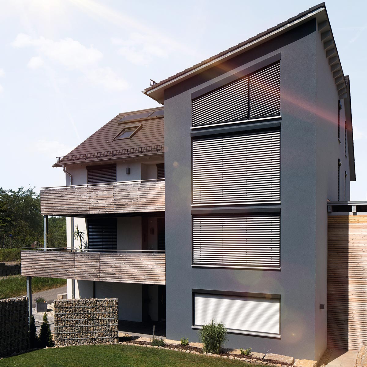 Warema Schrägraffstoren, Bildquelle: WAREMA Renkhoff SE